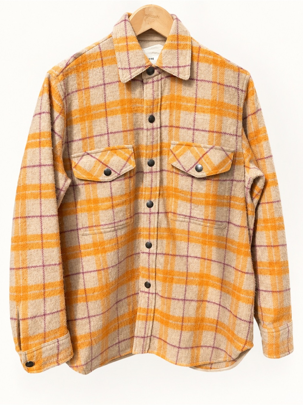 Isabel Marant Étoile Faxonli Plaid Wool Jacket FR 36